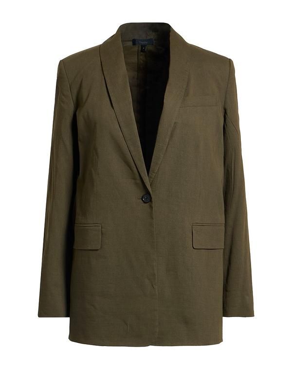 セオリー レディースーツ ブレザー THEORY テーラードジャケット Military Green グリーン
