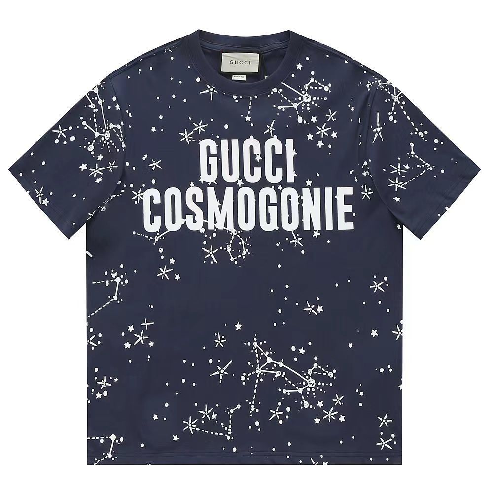 【今日特価】Gucci 春夏 ユニセックス 植?ロゴ T シャツ