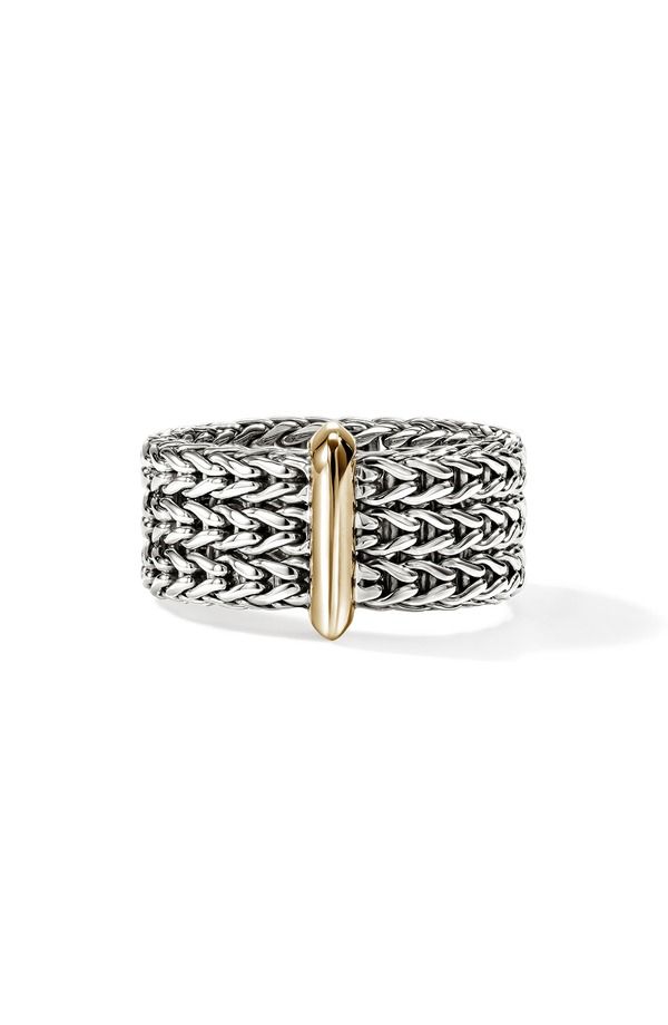 ジョン・ハーディー レディース アクセサリー 指輪 John Hardy Icon Ring Silver And Gold ゴールド