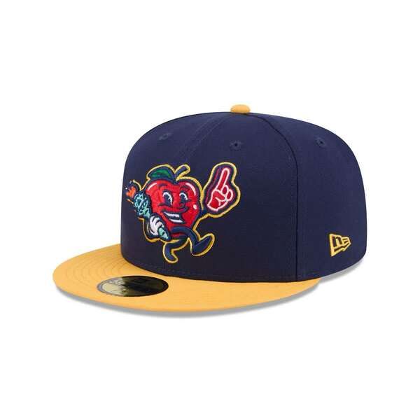 ニューエラ メンズ アクセサリー 帽子 MensNew Era Navy Hudson Valley Renegades Theme Nights 59FIFTY Fitted Hat Navy ネイ