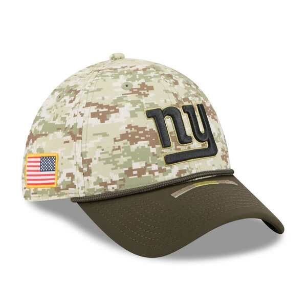 ニューエラ メンズ アクセサリー 帽子 Mens New Era Camo New York Giants 2025 Salute to Service 39THIRTY Flex Hat Camo