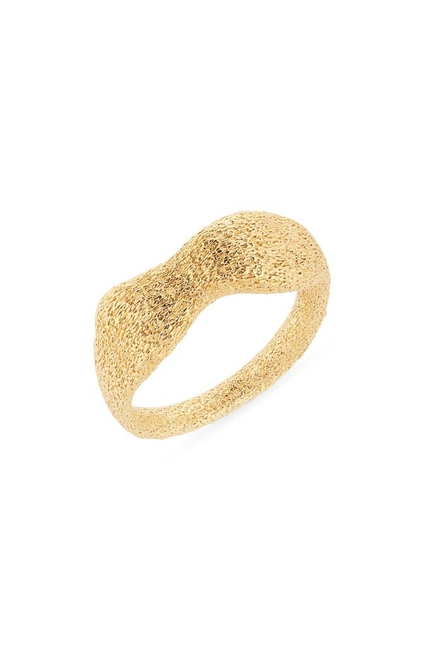 モニカヴィナダー レディース アクセサリー 指輪 Monica Vinader Antica Texture Ring 18Ct Gold Vermeil ゴールド 32,370円