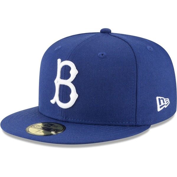 ニューエラ メンズ アクセサリー 帽子 ウール Mens New Era Royal Brooklyn Dodgers Cooperstown Collection Wool 59FIFTY Fitt