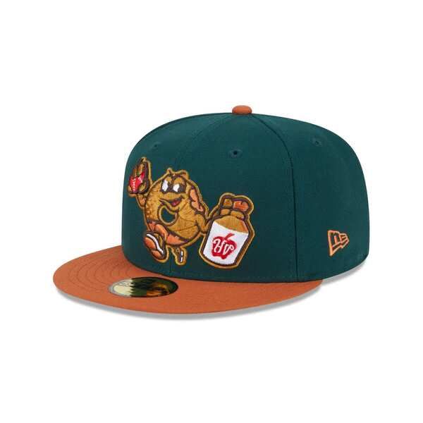 ニューエラ メンズ アクセサリー 帽子 MensNew Era Green Hudson Valley Renegades Theme Nights 59FIFTY Fitted Hat Green