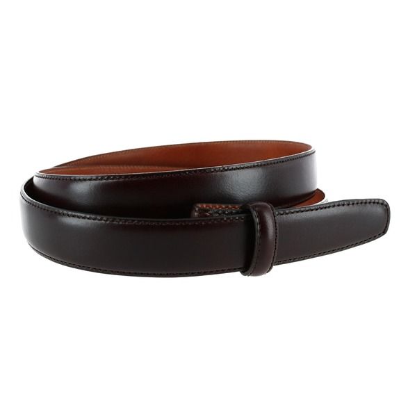 トラファルガー メンズ アクセサリー ベルト レザー Trafalgar Cortina Leather 25mm Compression Belt Strap Dark Brown ブラウン