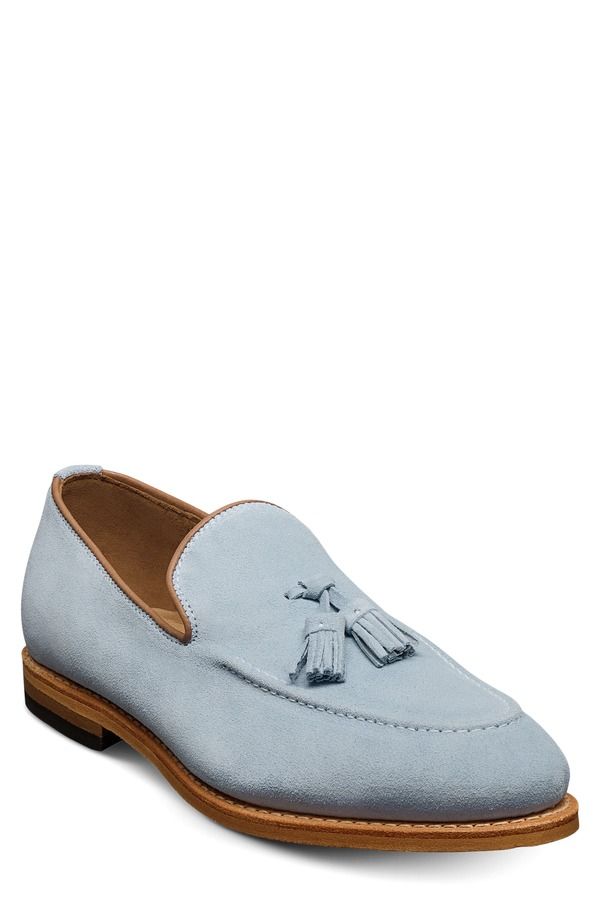アレン エドモンズ メンズ シューズ スリッポン・ローファー Allen Edmonds Rand Tasseloafer Light Blue ブルー