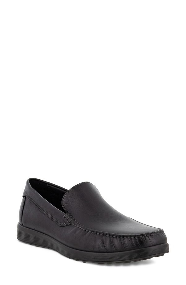 エコー メンズ シューズ スリッポン・ローファー ECCO S Lite Classic Moc Toe SlipOn Black ブラック