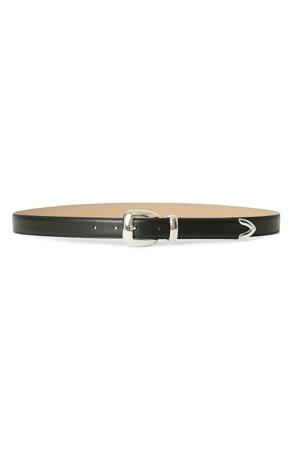 ビーロウザベルト レディース アクセサリー レザー BLow the Belt Duke Leather Belt Black Silver ブラック