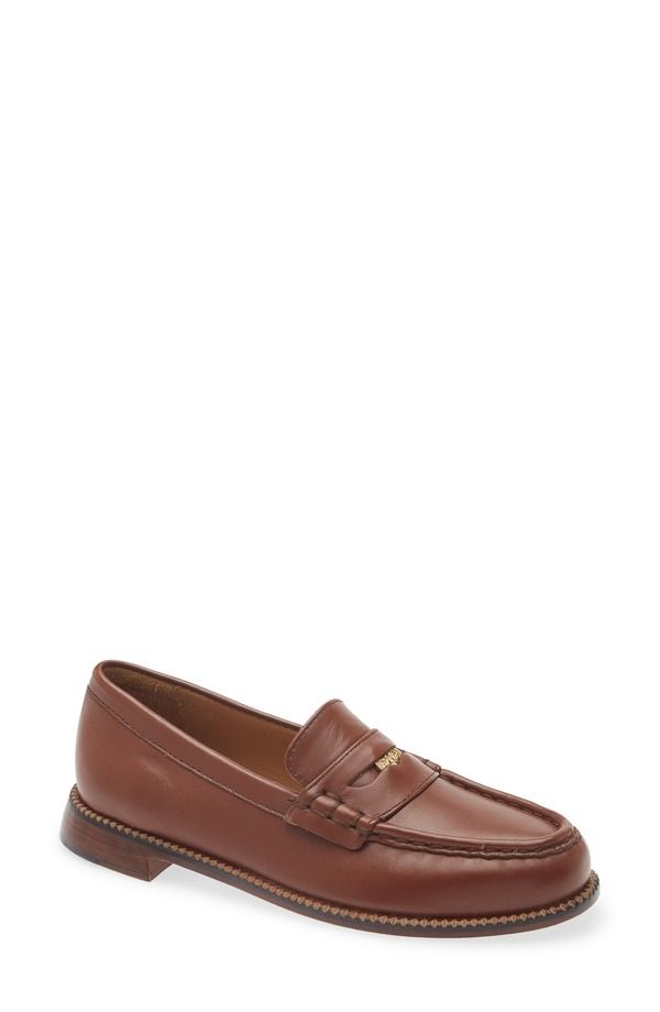 フレダサルバドール レディース シューズ スリッポン・ローファー Freda Salvador Modern Penny Loafer Chocolate Leather チョコレート