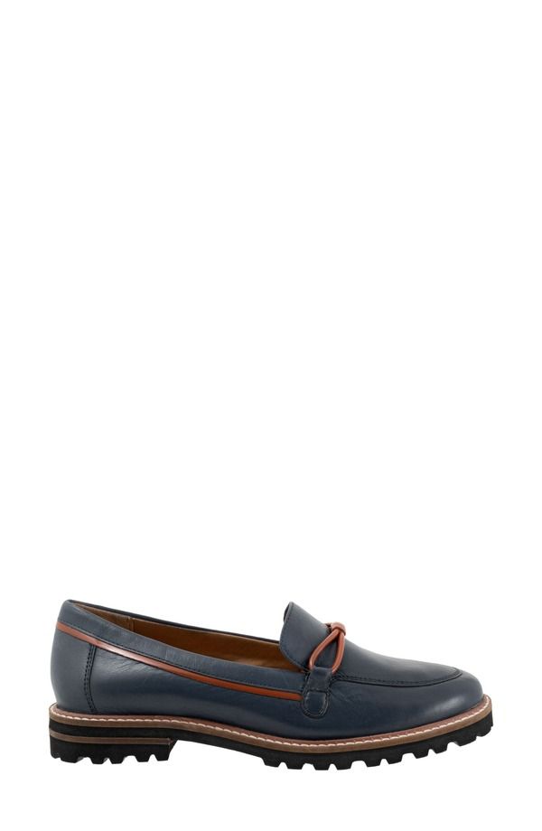 トロッターズ レディース シューズ スリッポン・ローファー Trotters Fiora Loafer Navy ネイビー