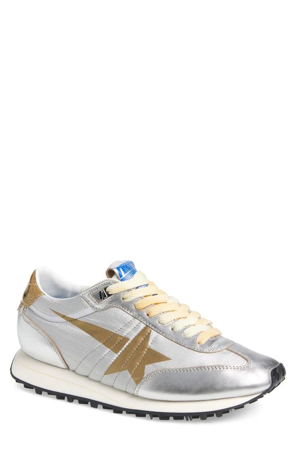 ゴールデングース レディース シューズ スニーカー Golden Goose Marathon Sneaker Silver Gold ゴールド