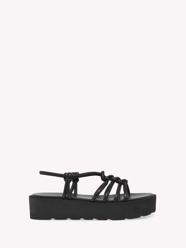 ジャンヴィト ロッシ レディース シューズ サンダル Gianvito Rossi Hebe Sandal Black Leather ブラック