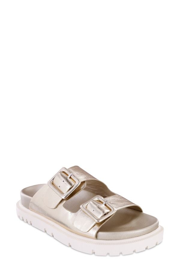 ミア レディース シューズ サンダル MIAlttar Slide Sandal Gold ゴールド