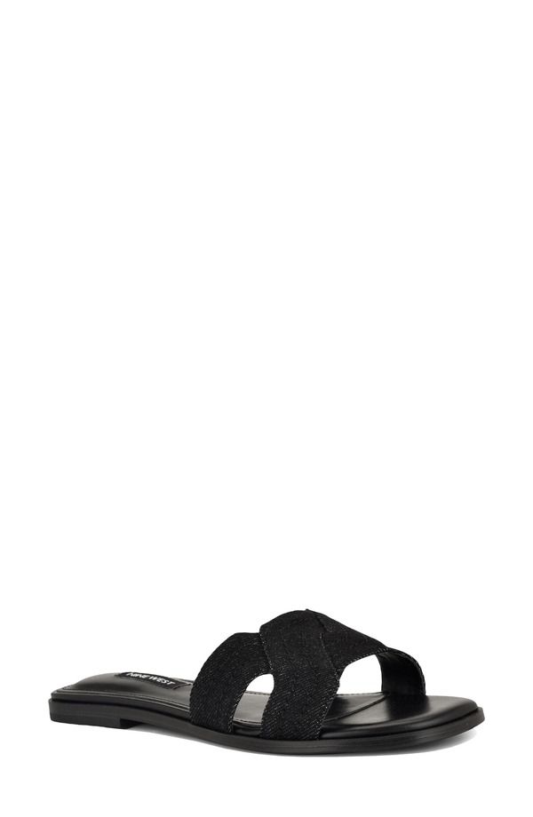 ナインウェスト レディース シューズ サンダル Nine West Gammy Slide Sandal Black ブラック