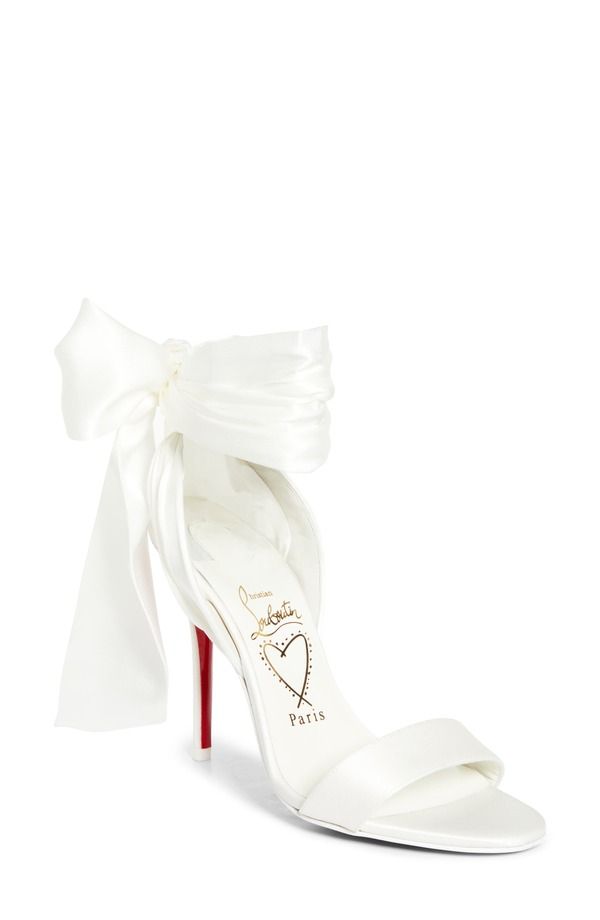 クリスチャン・ルブタン レディース シューズ サンダル Christian Louboutin Miss Z Desert Sandal Ivory Snow アイボリー