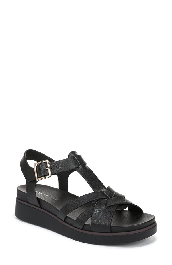 ライフストライド レディース シューズ サンダル プラットフォーム LifeStride Grandiose Platform Wedge Sandal Black ブラック
