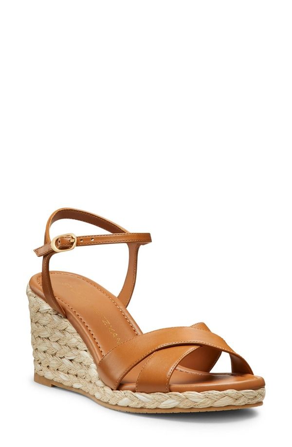 スチュアート ワイツマン レディース シューズ サンダル Stuart Weitzman Dayna Espadrille Wedge Sandal Macchiato Natural