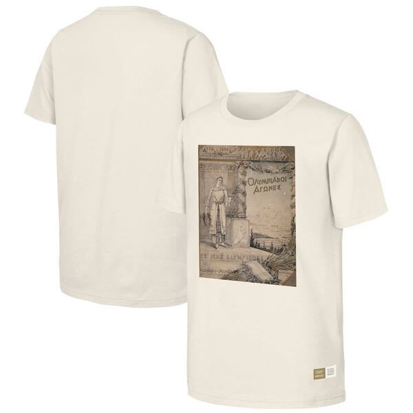アウタースタッフ メンズ トップス Tシャツ Outerstuff Mens Natural 1896 Athens Games Olympic Heritage TShirt Natural