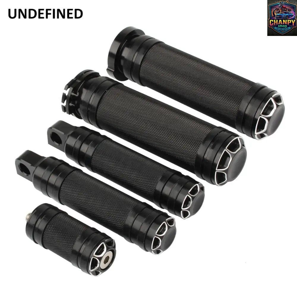 オートバイ 1インチ ハンドルグリップ 25mm ハンドルバーグリップ+フットペグ+シフターペグ ハーレー スポーツスター ツーリング ダイナ ソ