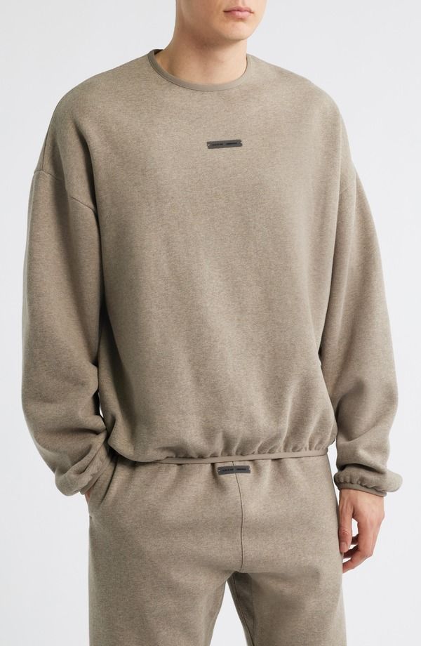 フィアオブゴッド メンズ アウター パーカー・スウェット クルーネック シャツ フリース Fear of God Essentials Modern Fit Fleece Crewneck Sweat
