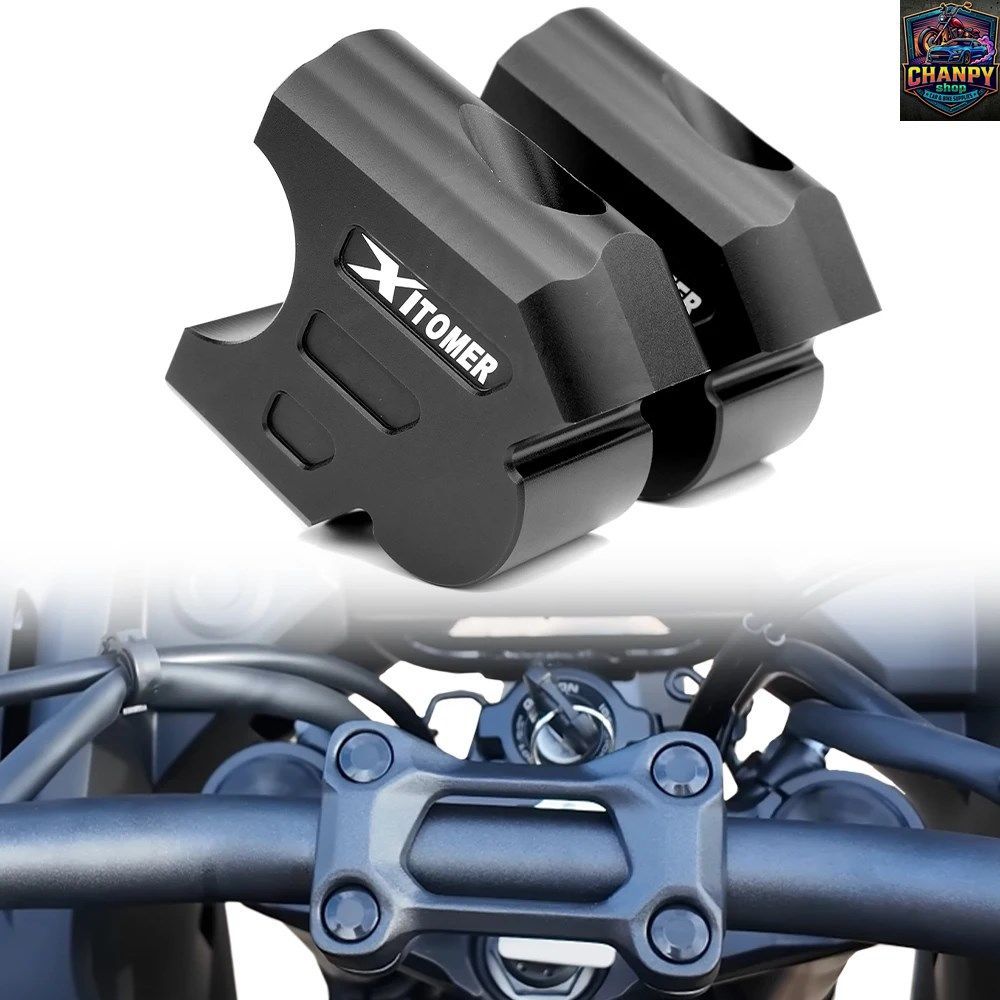 ハーレー パンアメリカ 1250 / スペシャル 2021-2024 モーターサイクル ハンドルバー ライザー クランプ オフセット付き後方延長アダプター