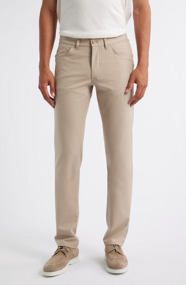 ブラックス メンズ ボトムス カジュアルパンツ Brax Chuck Modern Fit FivePocket Pants Ivory アイボリー