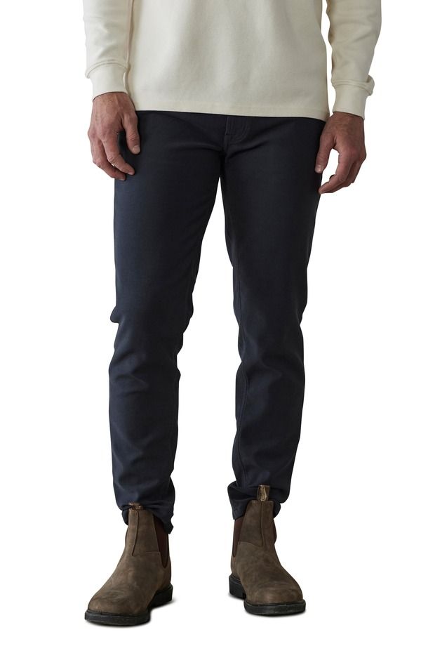 ノーマルブランド メンズ ボトムス カジュアルパンツ パイル The Normal Brand Comforterry FivePocketailored Fit Pants Navy ネイビー
