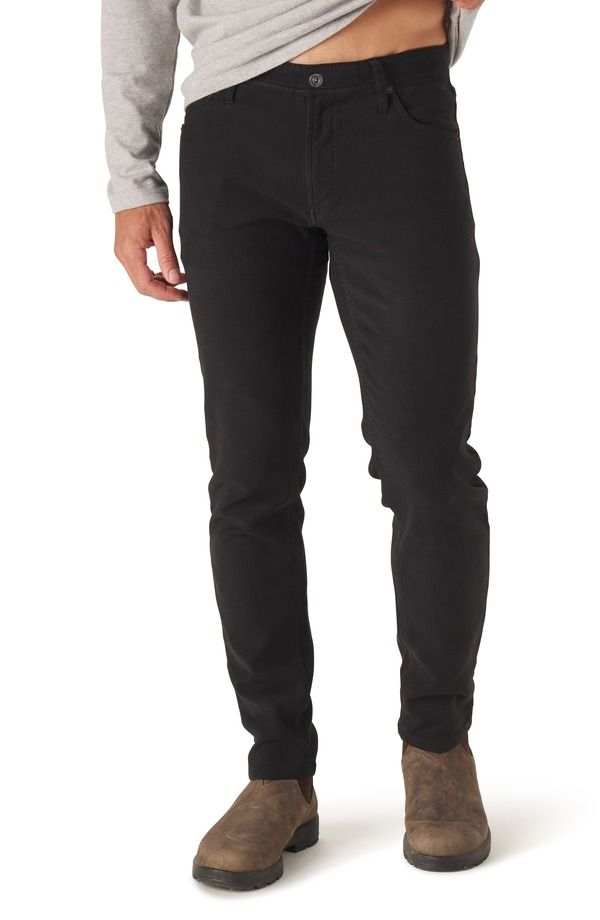 ノーマルブランド メンズ ボトムス カジュアルパンツ パイル The Normal Brand Comforterry FivePocketailored Fit Pants Black ブラック