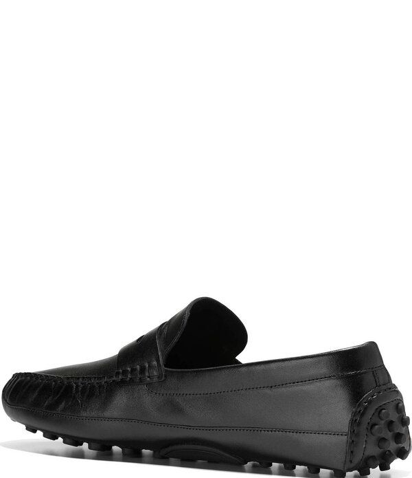 コールハーン メンズ シューズ スリッポン・ローファー レザー Cole Haan Mens Hall Grand Leather Penny Driving Loafers BlackBlack ブ