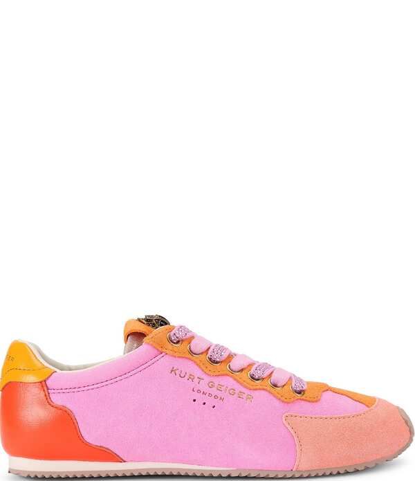 カートジェイガーロンドン レディース ボトムス カジュアルパンツ スニーカー スエード カラーブロック Kurt Geiger London Islington Colorblock Suede Sn