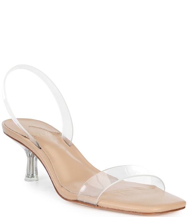 アントニオ メラーニ レディース シューズ サンダル Antonio Melani Bryce Two Vinyl Slingback Sandals Clear