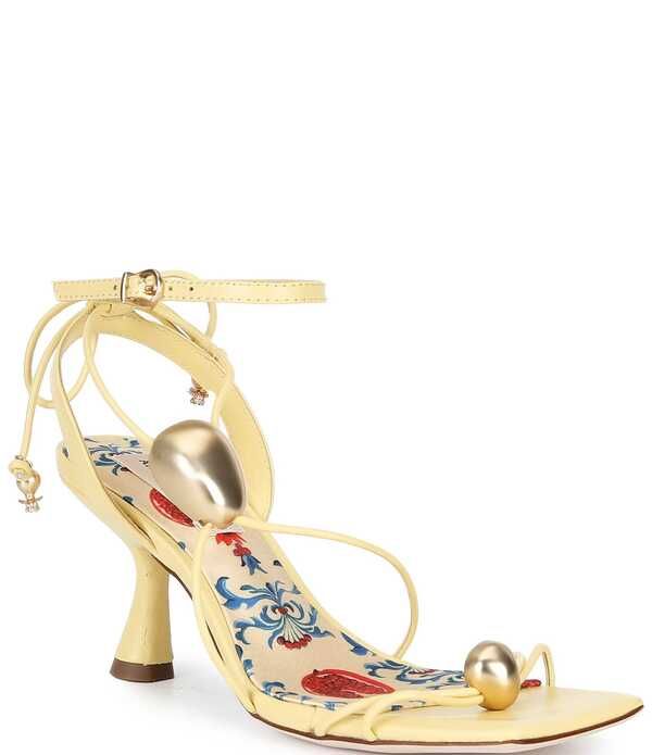アントニオ メラーニ レディース シューズ ヒール サンダル レザー Antonio Melani Oriana Leather Ornamented Strappy Dressandals Butt