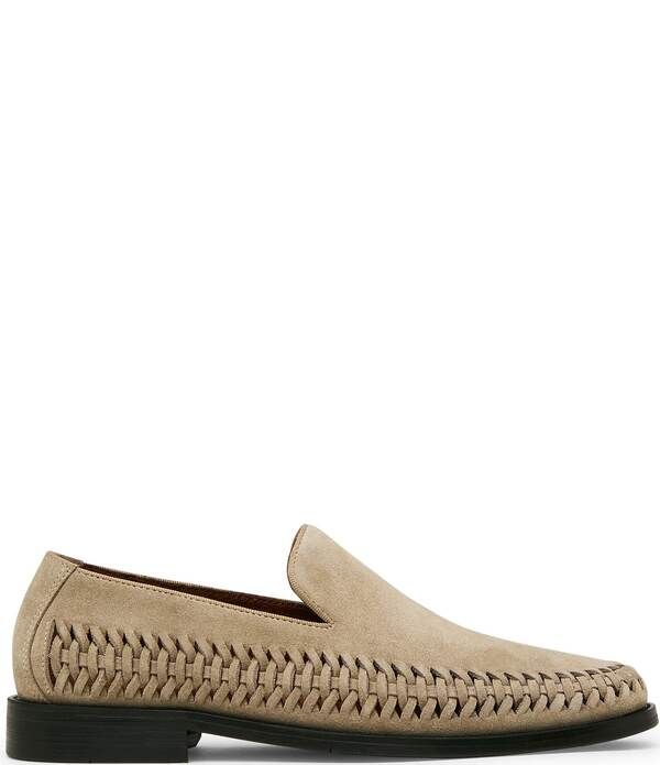スティーブ マデン メンズ シューズ スリッポン・ローファー スエード Steve Madden Mens Newbury Suede Woven Sidetail Slip On Loafersan