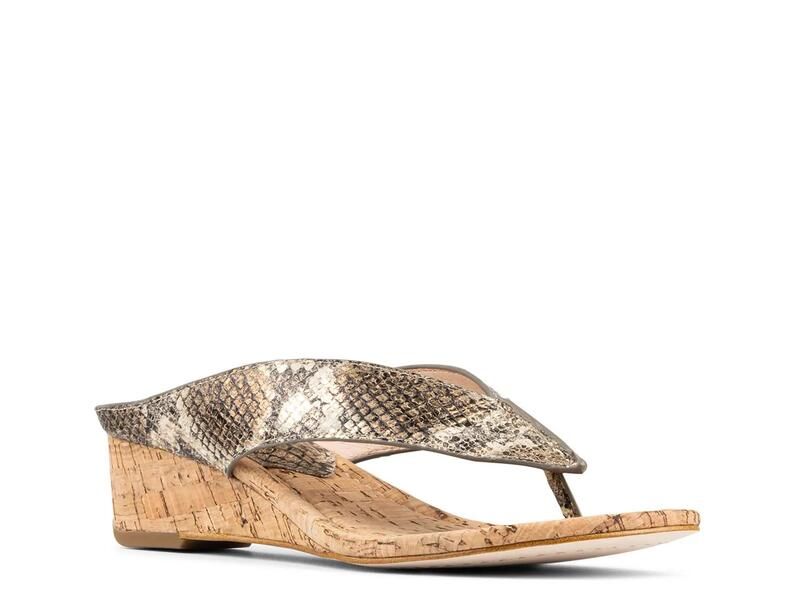 ドナルドプリネール レディース シューズ サンダル Donald PlinerVylette Wedge Sandal Multicolor Metallic Snake Print メタリック