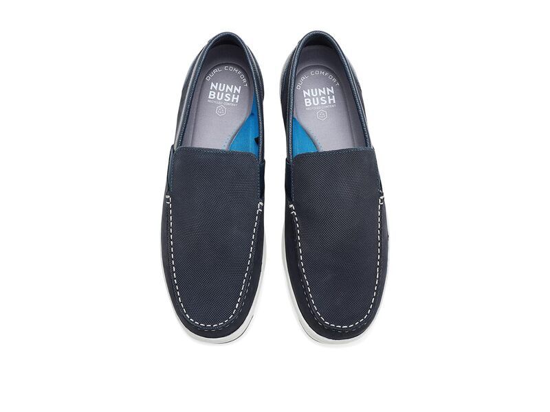 ノンブッシュ メンズ シューズ スリッポン・ローファー レザー Nunn Bush Luca Moccasin Toe Venetian Leather SlipOn Lightweight Comf