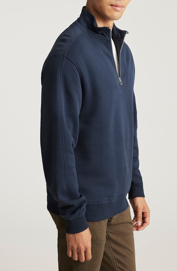 マーヴィ ジーンズ メンズ アウター パーカー・スウェット ハーフジップ シャツ Mavi Jeans Half Zip Sweatshirtotal Eclipse