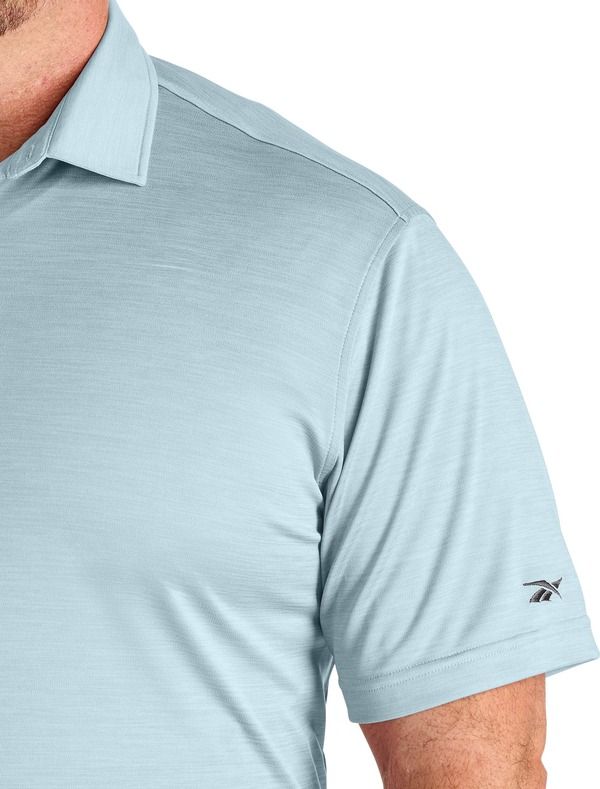 リーボック メンズ トップス ポロシャツ トール Reebok Big Tall Performance Heather Polo Shirt Ice Blue ブルー