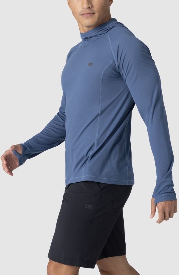 アウトドアリサーチ メンズ トップス シャツ ポリエステル パーカー Outdooresearch Echo Recycled Polyester Hoodie Skyline