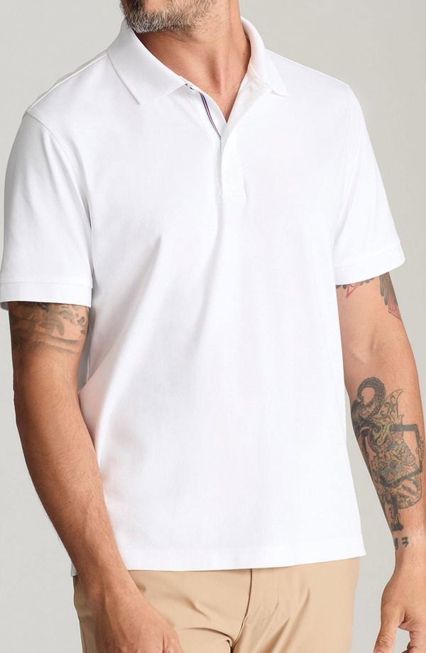 アンタックイット メンズ トップス シャツ UNTUCKit Damaschino Wrinkle Free Polo White ホワイト