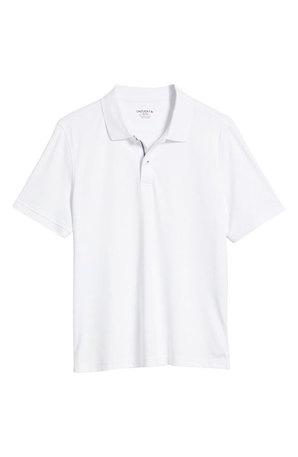アンタックイット メンズ トップス シャツ UNTUCKit Damaschino Wrinkle Free Polo White ホワイト アンタックイット メンズ トップス シャツ UNTUCKit Damaschino Wrinkle Free Polo White ホワイト
