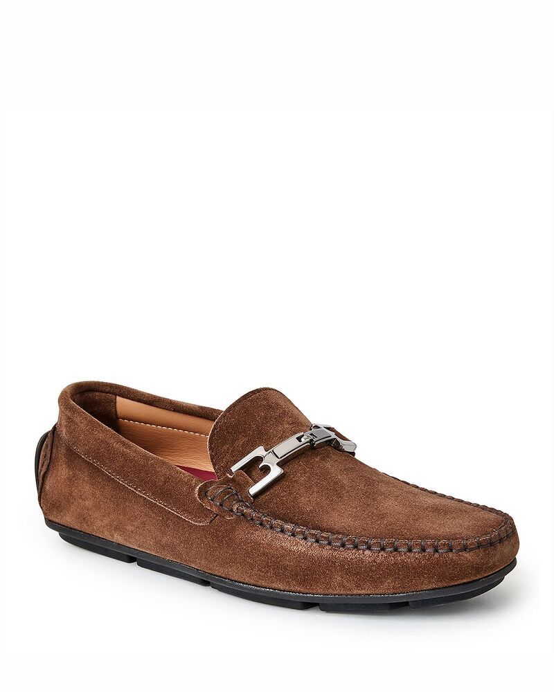 ブルーノマグリ メンズ シューズ スリッポン・ローファー スエード Bruno Magli Mens Taso Suede Loafers Brown Suede ブラウン
