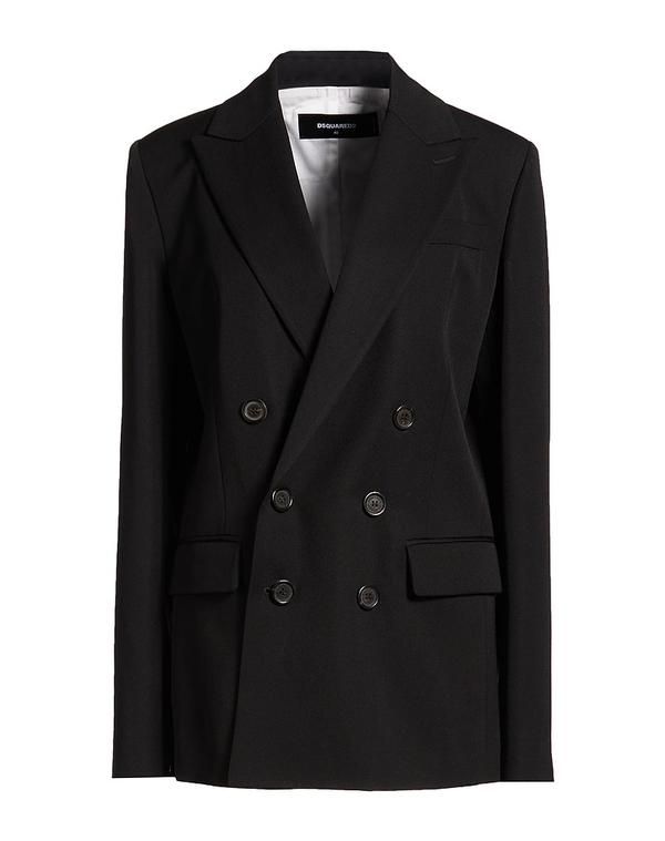 ディースクエアード レディース アウター ジャケット・ブルゾン DSQUARED2 テーラードジャケット Black ブラック