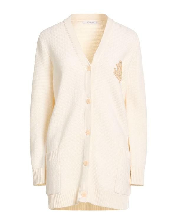 マックスマーラ レディース アウター カーディガン MAX MARA カーディガン Off White オフホワイト