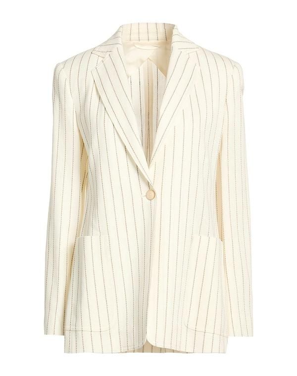 マックスマーラ レディース アウター ジャケット・ブルゾン MAX MARA テーラードジャケット White ホワイト