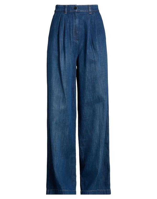ランバン レディース ボトムス デニムパンツ LANVIN フレア＆ワイドレッグ Blue ブルー