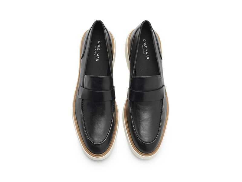 コールハーン レディース シューズ オックスフォード Cole Haan OriginalGrand Cityspectre Black Leather 1 ブラック