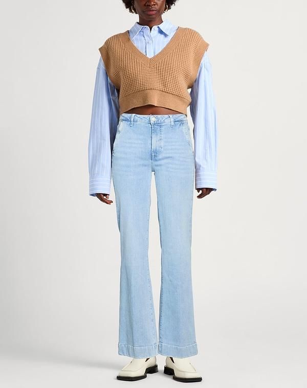 セブンフォーオールマンカインド レディース ボトムス デニムパンツ ジーンズ 7 FOR ALL MANKIND Blue ブルー セブンフォーオールマンカインド レディース ボトムス デニムパンツ ジーンズ 7 FOR ALL MANKIND Blue ブルー