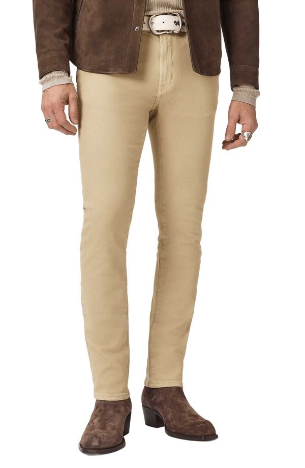 ジョンバルベイトス メンズ ボトムス デニムパンツ スリムフィット ジーンズ John Varvatos Pickup Slim Fit Jeans Faded Twine