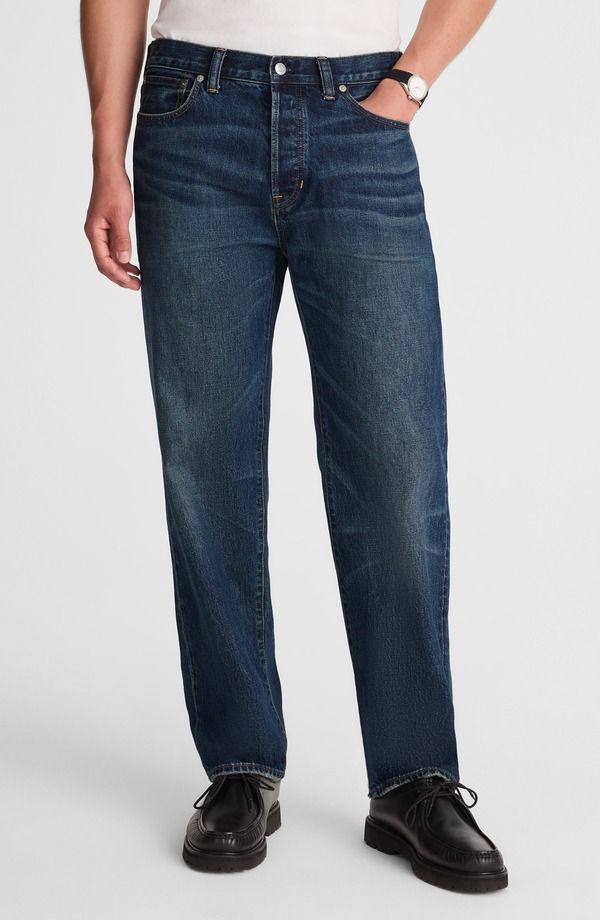 メイドウェル メンズ ボトムス デニムパンツ ストレート ジーンズ Madewell The 1991 Straight Leg Jeans Fairside Wash