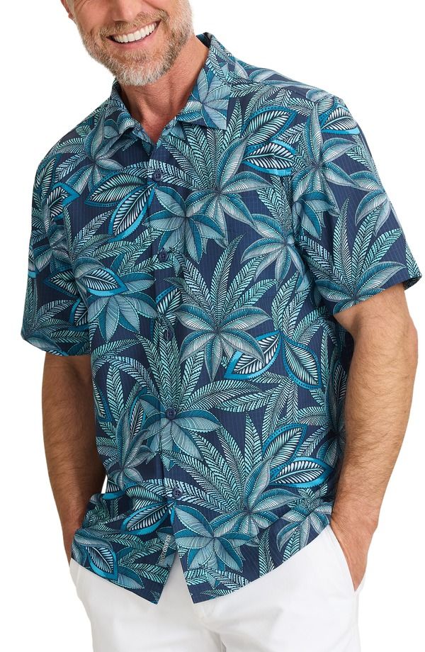 トッミーバハマ メンズ トップス シャツ Tommy Bahama Coast Luau Blooms IslandZone Short Sleeve ButtonUp Shirt Insignia